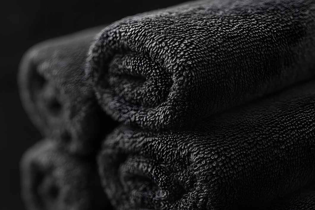 Black Bleach Proof Towels
